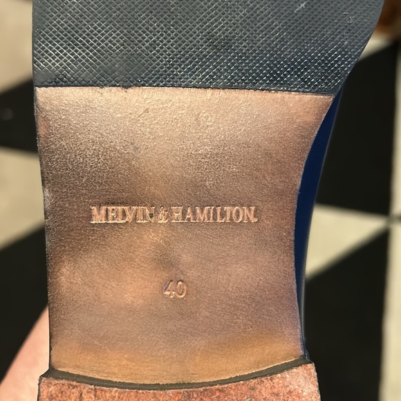 Melvin & Hamilton Navy Boots - Picture 11 of 11